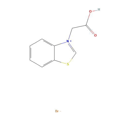 74385-09-4 3-(CARBOXYMETHYL)BENZOTHIAZOLIUM BROMIDE chemical structure