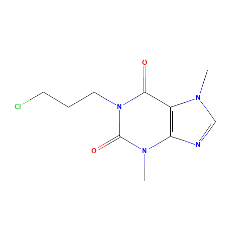 74409-52-2 1-(3-CHLOROPROPYL)THEOBROMINE chemical structure