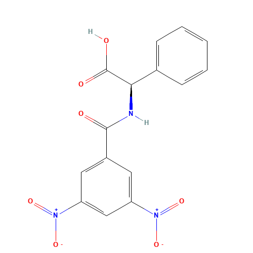 74927-72-3 (R)-(-)-N-(3,5-DINITROBENZOYL)-ALPHA-PHENYLGLYCINE chemical structure