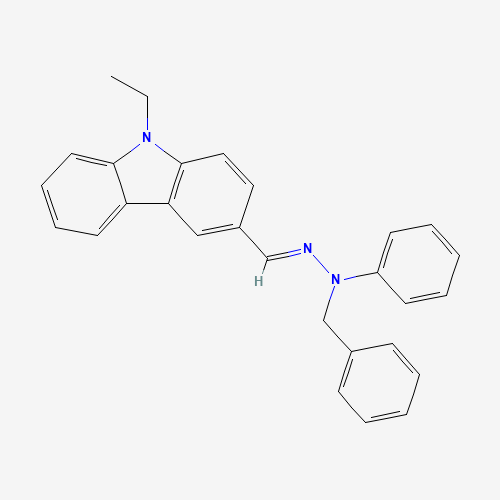 75238-79-8 9-ETHYLCARBAZOLE-3-CARBOXALDEHYDE N-BENZYL-N-PHENYLHYDRAZONE chemical structure