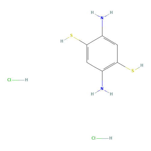 75464-52-7 2,5-DIAMINO-1,4-BENZENEDITHIOL DIHYDROCHLORIDE chemical structure
