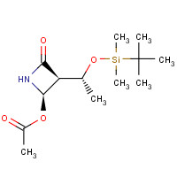 76855-69-1 (3S,4R)-4-Acetoxy-3-[(R)-1-(tert-butyldimethylsilyloxy)ethyl]azetidin-2-one chemical structure