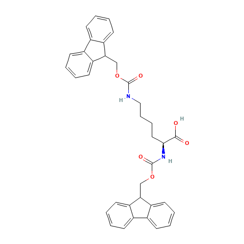 78081-87-5 FMOC-LYS(FMOC)-OH chemical structure