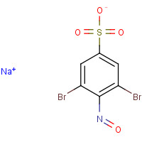 78824-09-6 3,5-DIBROMO-4-NITROSO-BENZENESULFONIC ACID SODIUM SALT chemical structure