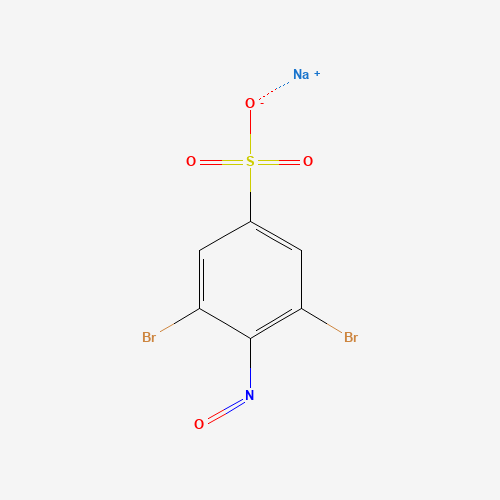 78824-09-6 3,5-DIBROMO-4-NITROSO-BENZENESULFONIC ACID SODIUM SALT chemical structure