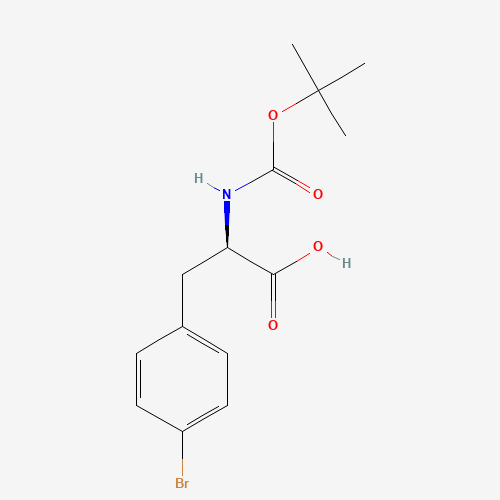 79561-82-3 (R)-N-BOC-4-Bromophenylalanine chemical structure