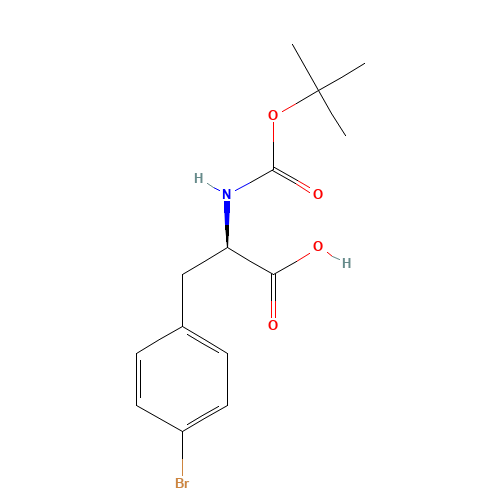 79561-82-3 (R)-N-BOC-4-Bromophenylalanine chemical structure
