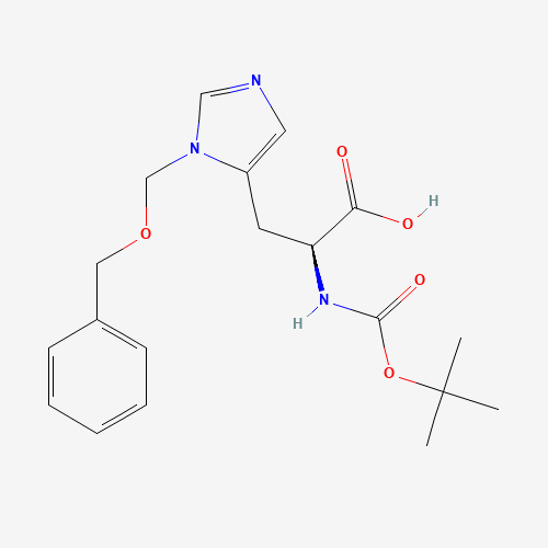 79950-65-5 N-Boc-N'-benzyloxymethyl-L-histidine chemical structure