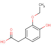 80018-50-4 3-ETHOXY-4-HYDROXYPHENYLACETIC ACID chemical structure
