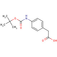 81196-09-0 BOC-(4-AMINOPHENYL)ACETIC ACID chemical structure