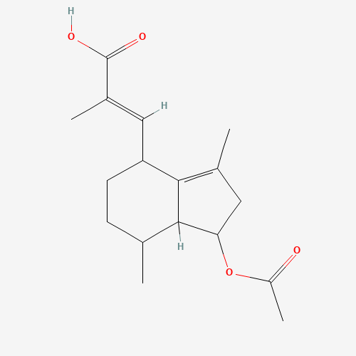 81397-67-3 ACETOXYVALERENIC ACID chemical structure