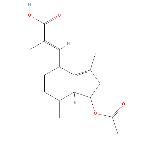81397-67-3 ACETOXYVALERENIC ACID chemical structure