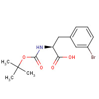 82278-73-7 (S)-N-Boc-3-Bromophenylalanine chemical structure