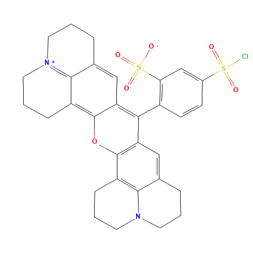 82354-19-6 SULFORHODAMINE 101 ACID CHLORIDE chemical structure
