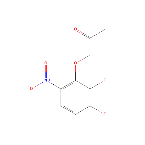 82419-32-7 2-Acetonyloxy-3,4-difluoro nitrobenzene chemical structure