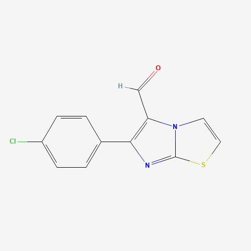 82588-41-8 6-(4-CHLOROPHENYL)IMIDAZO[2,1-B][1,3]THIAZOLE-5-CARBALDEHYDE chemical structure