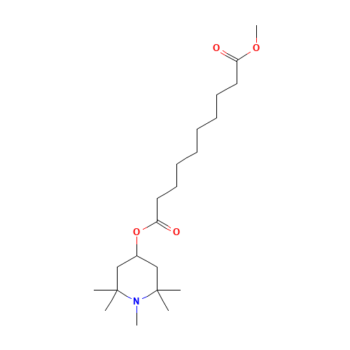 82919-37-7 Methyl 1,2,2,6,6-pentamethyl-4-piperidyl sebacate chemical structure