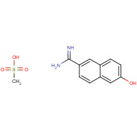 82957-06-0 6-AMIDINO-2-NAPHTHOL METHANESULFONATE chemical structure