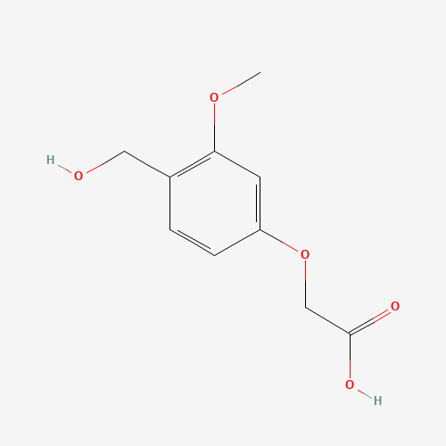 83590-77-6 4-HYDROXYMETHYL-3-METHOXYPHENOXYACETIC ACID chemical structure