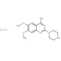 84050-22-6 2-PIPERAZINE-4-AMINO-6,7-DIMETHOXY QUINOLINE HYDROCHLORIDE chemical structure