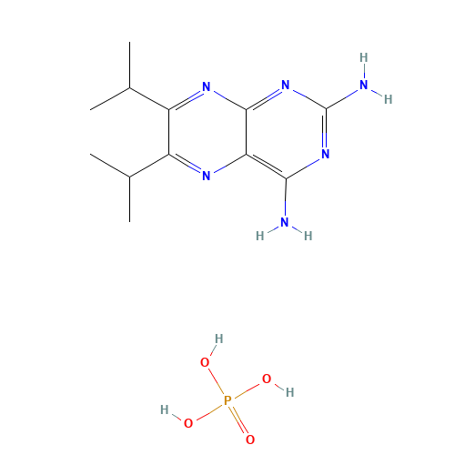 84176-65-8 2,4-DIAMINO-6,7-DIISOPROPYLPTERIDINE PHOSPHATE SALT chemical structure