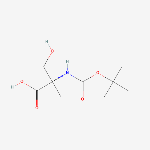 84311-19-3 N-BOC-ALPHA-METHYL-L-SERINE chemical structure