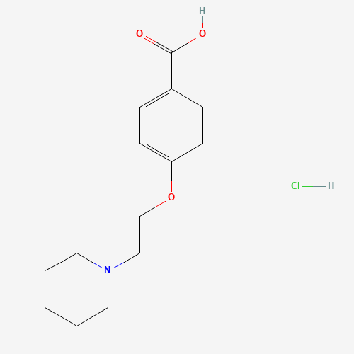 84449-80-9 4-[2-(1-Pipiridine)ethoxybenzoic acid hydrochloride chemical structure