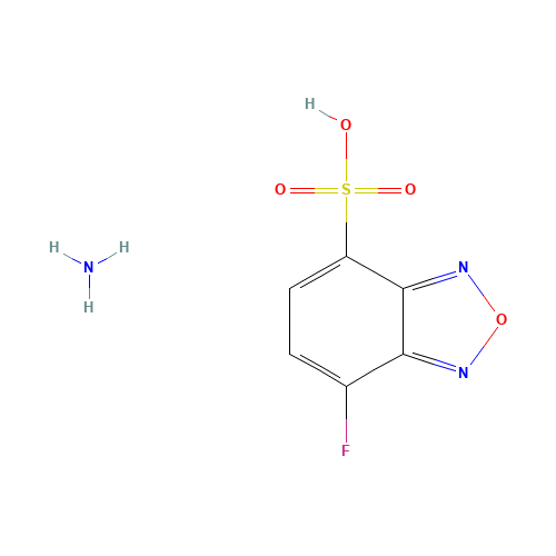 84806-27-9 7-FLUOROBENZO-2-OXA-1,3-DIAZOLE-4-SULFONIC ACID AMMONIUM SALT chemical structure