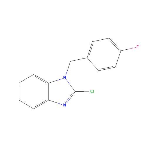 84946-20-3 1-(4-Fluorobenzyl)-2-chlorobenzimidazole chemical structure