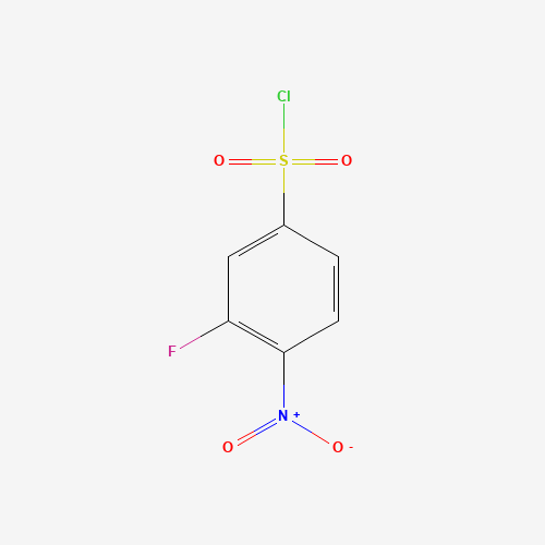 86156-93-6 3-FLUORO-4-NITROBENZENESULFONYL CHLORIDE chemical structure