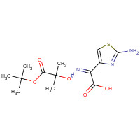 86299-47-0 (Z)-2-Amino-alpha-[1-(tert-butoxycarbonyl)]-1-methylethoxyimino-4-thiazolacetic acid chemical structure