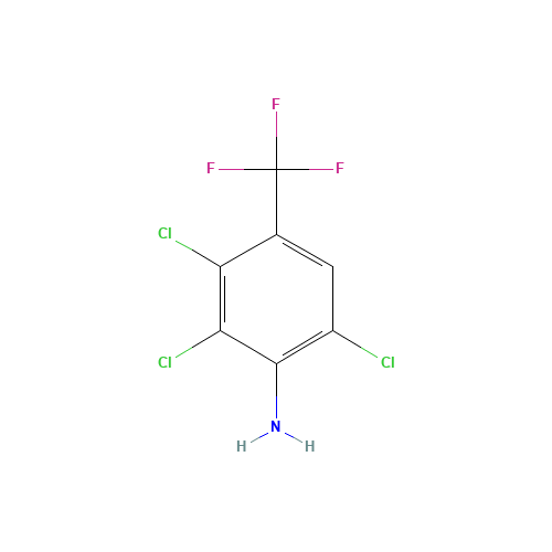86399-04-4 2,3,6-TRICHLORO-4-TRIFLUOROMETHYL-PHENYLAMINE chemical structure