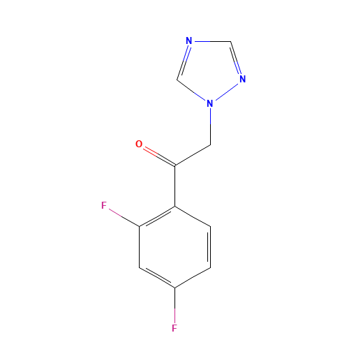 86404-63-9 2,4-Difluoro-alpha-(1H-1,2,4-triazolyl)acetophenone chemical structure
