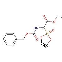 88568-95-0 (+/-)-BENZYLOXYCARBONYL-ALPHA-PHOSPHONOGLYCINE TRIMETHYL ESTER chemical structure