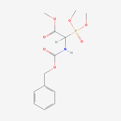 88568-95-0 (+/-)-BENZYLOXYCARBONYL-ALPHA-PHOSPHONOGLYCINE TRIMETHYL ESTER chemical structure
