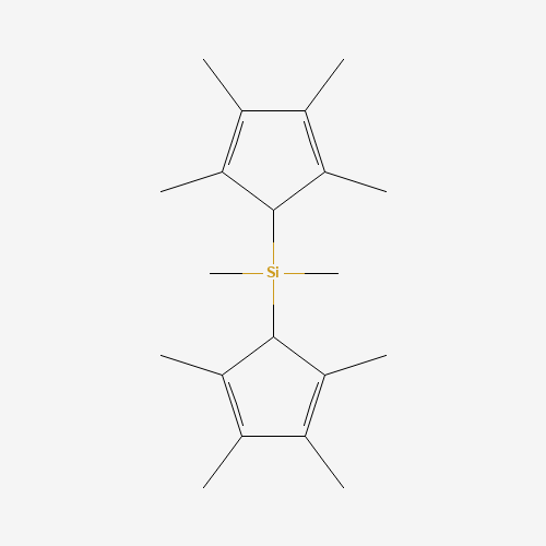 89597-05-7 DIMETHYLBIS(2,3,4,5-TETRAMETHYL-2,4-CYCLOPENTADIEN-1-YL)SILANE chemical structure