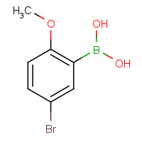 89694-45-1 5-BROMO-2-METHOXYPHENYLBORONIC ACID chemical structure
