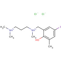 89815-43-0 N,N,N'-TRIMETHYL-N'-(2-HYDROXY-3-METHYL-5-IODO-BENZYL)-1,3-PROPANEDIAMINE DIHYDROCHLORIDE chemical structure