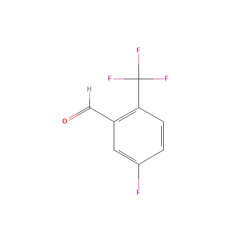 90381-08-1 5-FLUORO-2-(TRIFLUOROMETHYL)BENZALDEHYDE chemical structure