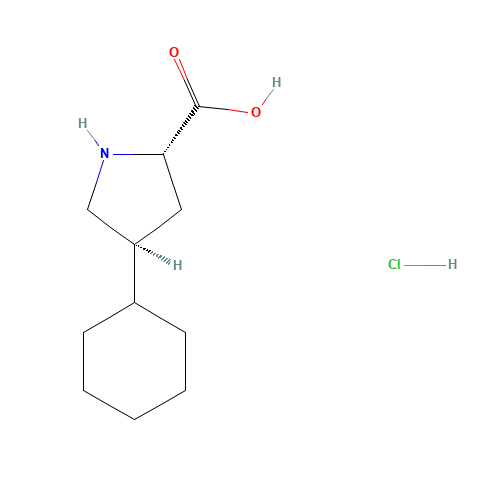 90657-55-9 trans-4-Cyclohexyl-L-proline hydrochloride chemical structure