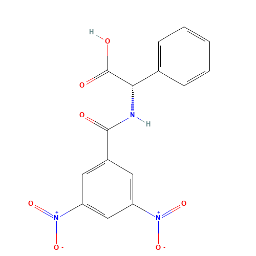 90761-62-9 (S)-(+)-N-(3,5-DINITROBENZOYL)-ALPHA-PHENYLGLYCINE chemical structure