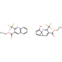 93514-83-1 4-HYDROXY-5,7-BIS-TRIFLUOROMETHYL-QUINOLINE-3-CARBOXYLIC ACID ETHYL ESTER chemical structure