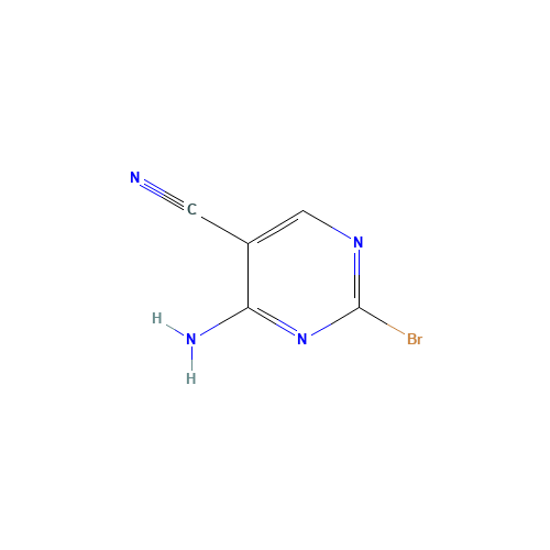 94741-70-5 4-Amino-2-bromopyrimidine-5-carbonitrile chemical structure