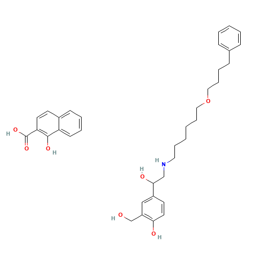 94749-08-3 Salmeterol xinafoate chemical structure