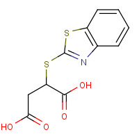 95154-01-1 2-(1,3-BENZOTHIAZOL-2-YLTHIO)SUCCINIC ACID chemical structure