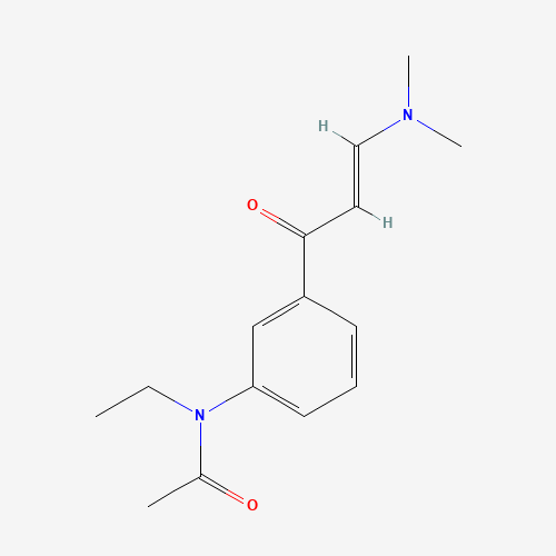 96605-66-2 N-Ethyl-N-3-((3-dimethylamino-1-oxo-2-propenyl)phenyl)acetamide chemical structure