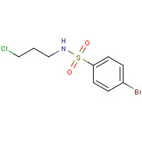98768-71-9 4-BROMO-N-(3-CHLOROPROPYL)BENZENESULPHONAMIDE chemical structure