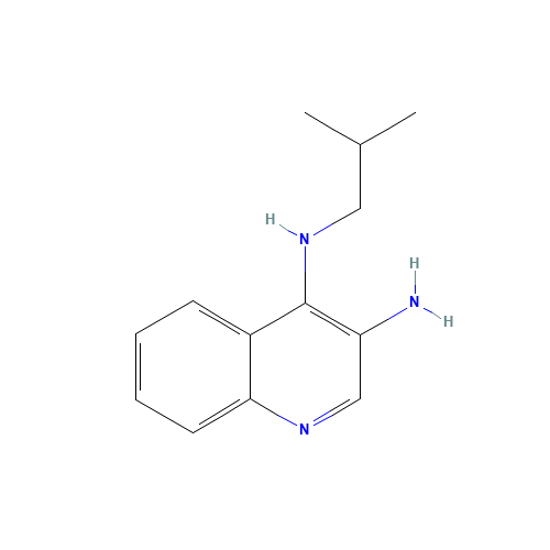 99010-09-0 N4-(2-METHYLPROPYL)-3,4-QUINOLINEDIAMINE chemical structure