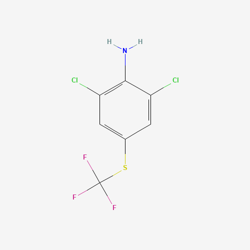 99479-65-9 2,6-DICHLORO-4-TRIFLUOROMETHYLSULFANYL-PHENYLAMINE chemical structure