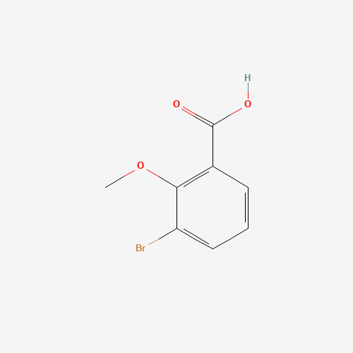 101084-39-3 3-BROMO-2-METHOXYBENZOIC ACID 97 chemical structure